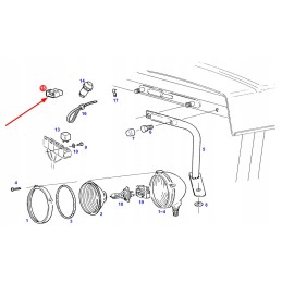 X830232250000 lempos elektros jungties korpusas