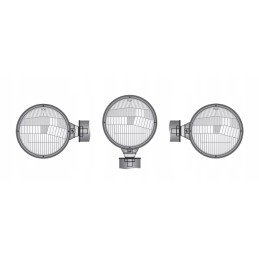 Ursus H4 priekinis žibintas, kairysis, metalinis korpusas