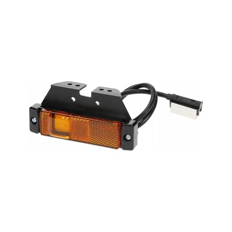 Stačiakampė LED markerinė lempa 12 24v su laikikliu