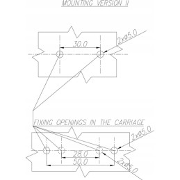Stačiakampė LED markerinė lempa 12 24v su laikikliu