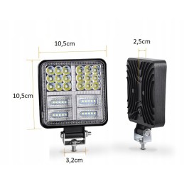 2 x halogeninių LED darbo lempų rinkinys 162w 10 30v