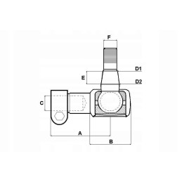 Shp512kr hidraulinio cilindro strypo galas