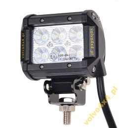 Halogeninė darbo lempa 18w led cree 36w 4x4 komplektas