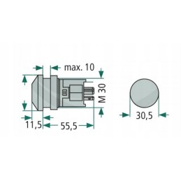 Hella avarinių žibintų jungiklis 6hf w6d47