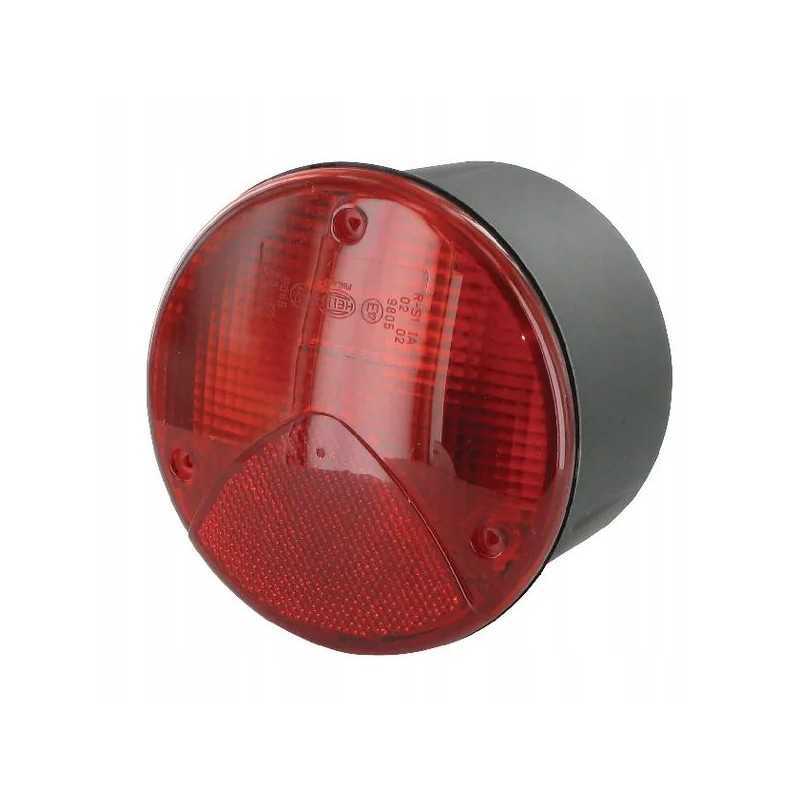 Stačiakampis stabdymo žibintas 12 24v raudonas