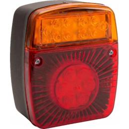 LED kvadratinis galinis žibintas 12 24v 5 kontaktai