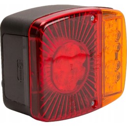 LED kvadratinis galinis žibintas 12 24v 5 kontaktai