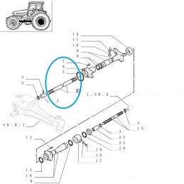 Kardaninis velenas new holland fiat ford 5121364 cnh