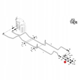 O žiedas fendt f514960100020 originalus