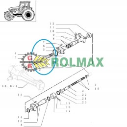 Kardaninis velenas New Holland Fiat Ford 5121364