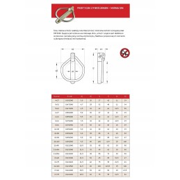 Standartinis kaištis su guminiu žiedu 12x45