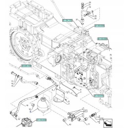 Hidroakumuliatorius new Holland t5 t6 t7 korpusas 5195043