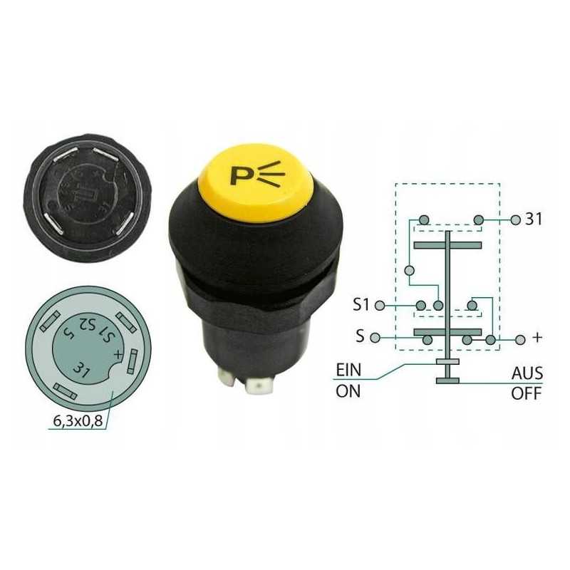 Fendt Deutz Fahr priekinių žibintų jungiklis