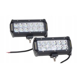 2x halogeninė LED darbo lempa tipo 36w combo 12 24v