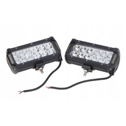 2x halogeninė LED darbo lempa tipo 36w combo 12 24v