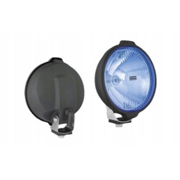 Mėlynas H3 kelio žibintas 183x97, apvalus su raštu