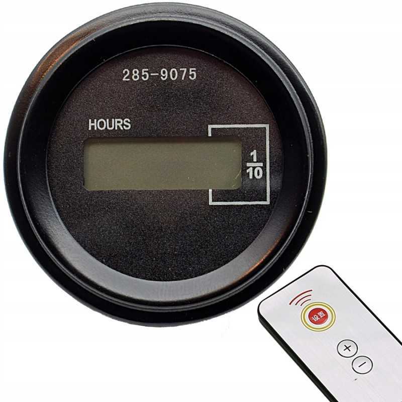 Programuojamas ekskavatoriaus vežimėlio variklio valandų skaitiklis