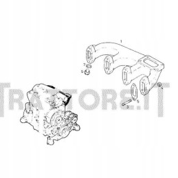 Deutz 4 cilindrų išmetimo kolektorius 04230318