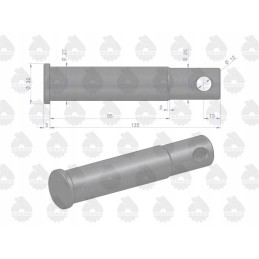 Lauko prikabinimo šakės kaištis c 330 c 360 originalai