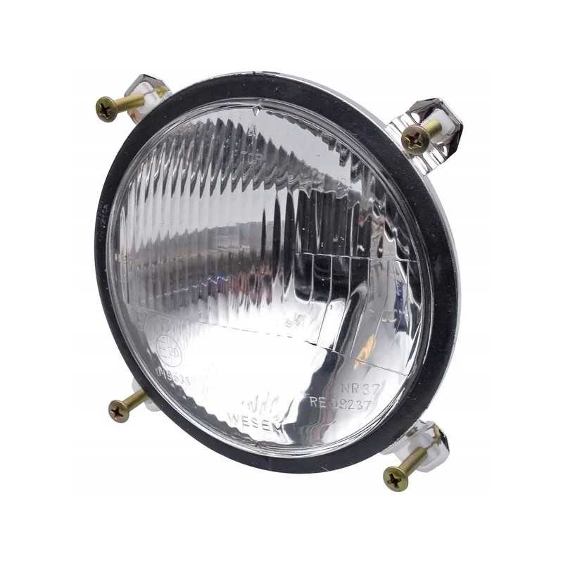 Apvalus, skaidrus atšvaitas, prisukamas atsuktuvu