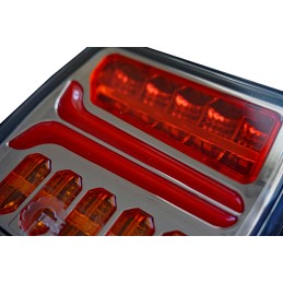 Kompleksinis LED galinis žibintas traktoriui, komplektas