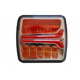 Kompleksinis LED galinis žibintas traktoriui, komplektas