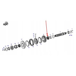 F180100080680 adatinis guolis 1 eilė kbk68