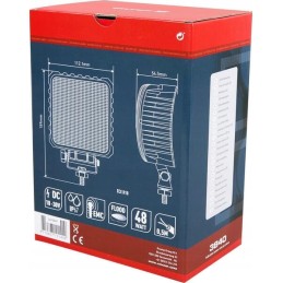 Kvadratinė LED darbo lempa 48w 3840 lm 10 30v