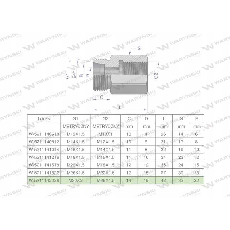Metrinė hidraulinė diferencialo įvorė AB 30x2 2