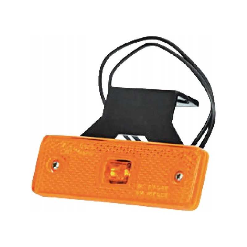 Stačiakampė LED markerinė lempa 12 24v su laidu