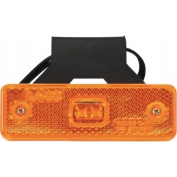 Stačiakampė LED markerinė lempa 12 24v su laidu