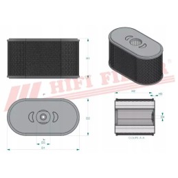 Oro filtro hifi filtras sa 12821