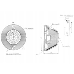 Apvali gabaritinė lempa 12 24v balta, užsukamas kotas