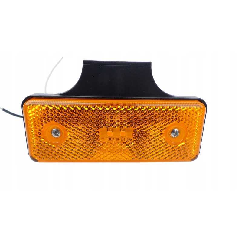Oranžinė gabaritinė lemputė 2LED 12 24v