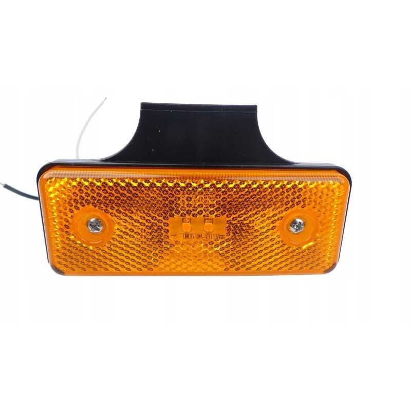 Oranžinė gabaritinė lemputė 2LED 12 24v