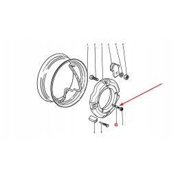 2714631m4 priekinio rato smeigės varžtas m18x110