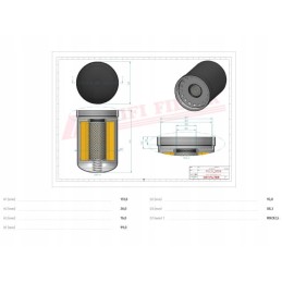 Variklio alyvos filtras so10114 hifi pakeičiamas re539279