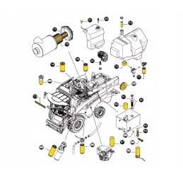 Vidinis oro filtras new holland 84072430 cnh