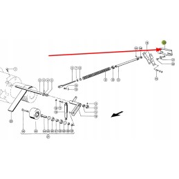 661349 0 kelioninės pavaros įtempiklio kreiptuvas