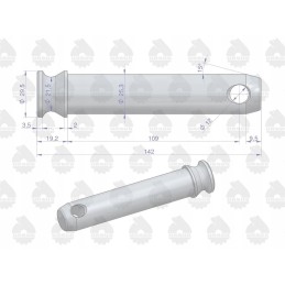 Centrinės jungties kaištis mf3 mf4 originalus ursu