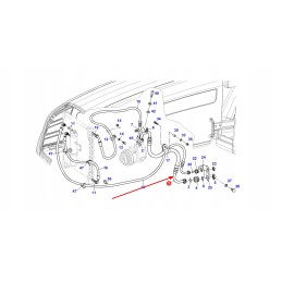 H117551030010 oro kondicionieriaus guminė žarna