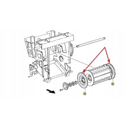 980276 2 metalinis cilindro dangtis