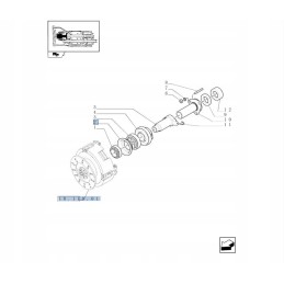 Antkaklis New Holland TD dėklas JX 5087034 CNH