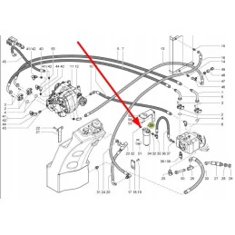 0013010370 hidraulinės alyvos filtras