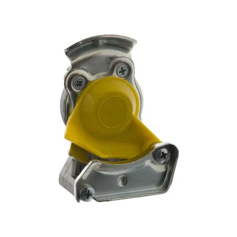 Atvira pneumatinė jungtis m22x1 5 geltona