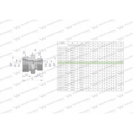 Metrinė bb m22x1 hidraulinė redukcinė jungtis