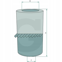 Oro filtras New Holland Mann filtras 80418795