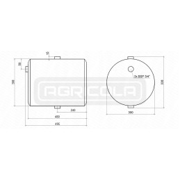 Statinės alyvos bakas 30l amf151 hidrolideris