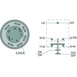 Valdymo jungiklis 50719008 granitas