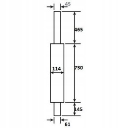 Išmetimo duslintuvo korpusas xl 3200 3145624r9